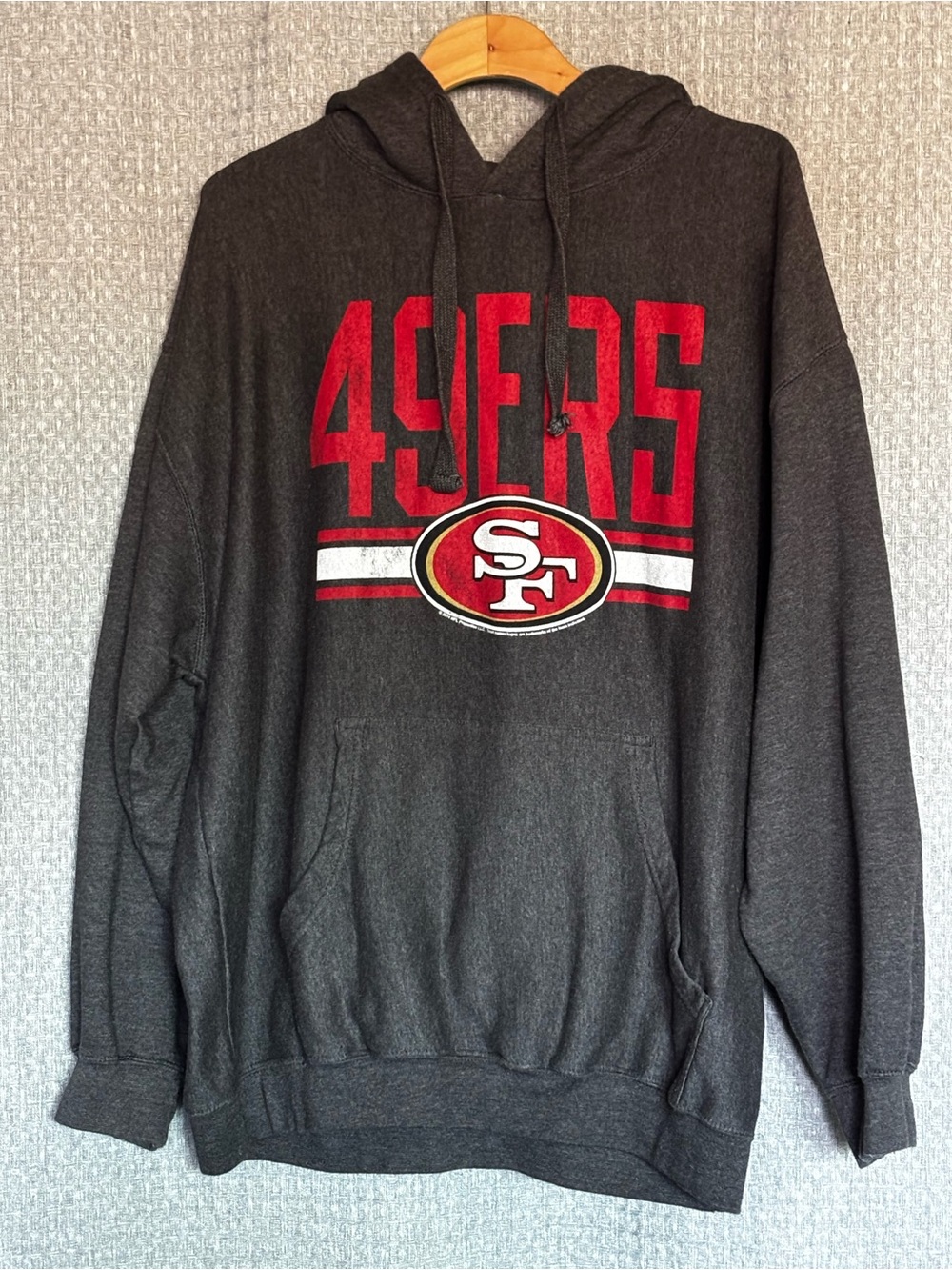 Charcoal Hooded Sweatshirt - Men's